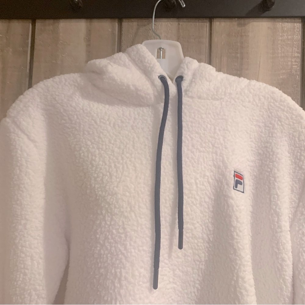 Fila Sherpa pullover with hoodie, S - Picture 4 of 8